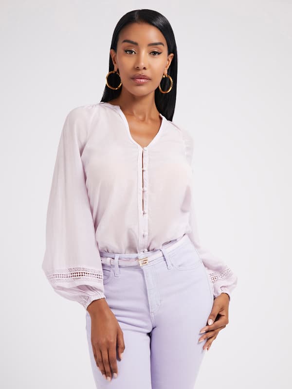 Guess Silk Blend Blouse