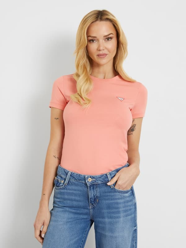 T-Shirt Stretch Petit Logo Triangulaire