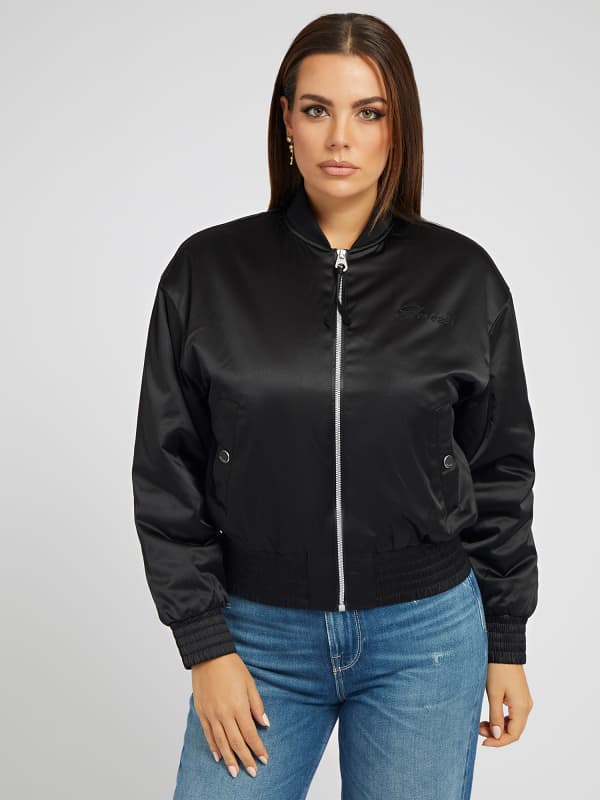 Guess Satin Bomber Jacket