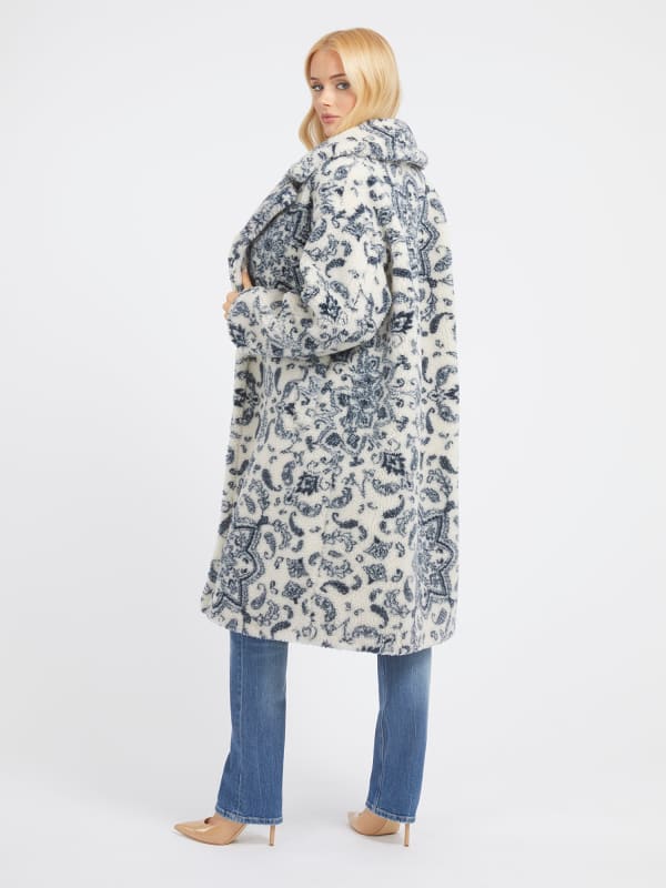  Guess Kunstpelz-mantel Bandana-print 