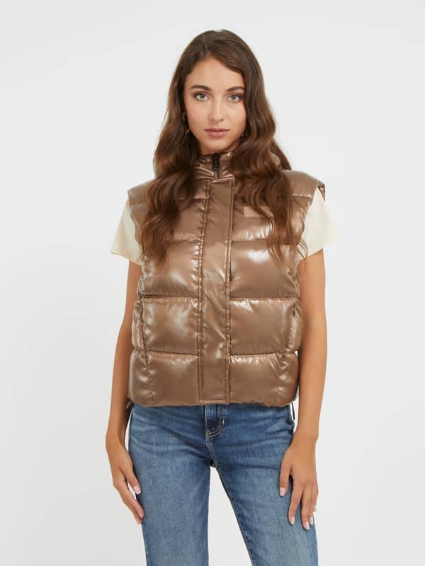 Жилет С Зеркальным Покрытием Guess