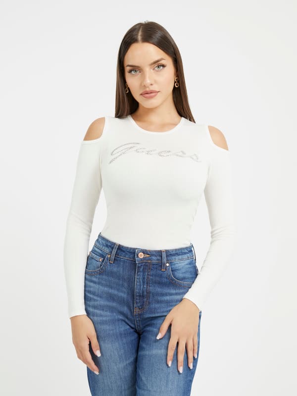 Sweater Frontlogo Strass