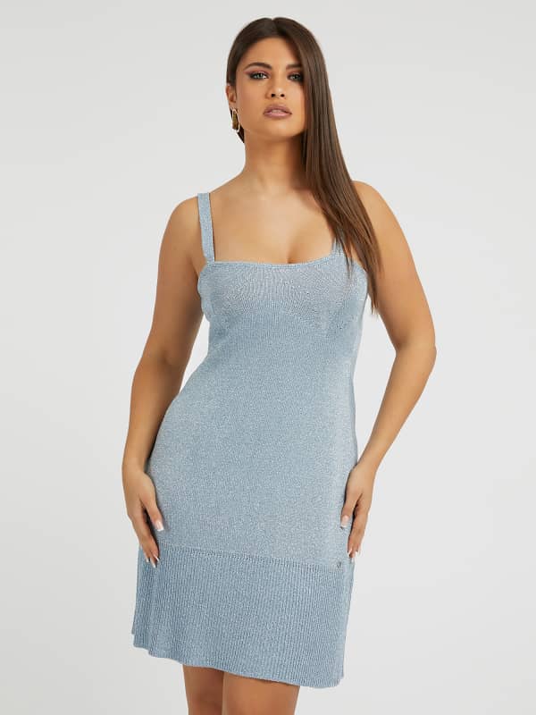 Robe À Volants Scintillante