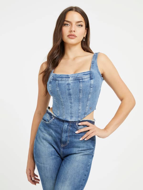 Top Bustier Denim