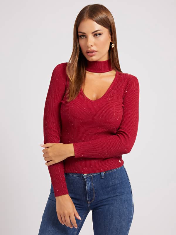 

Джемпер С Микропайетками