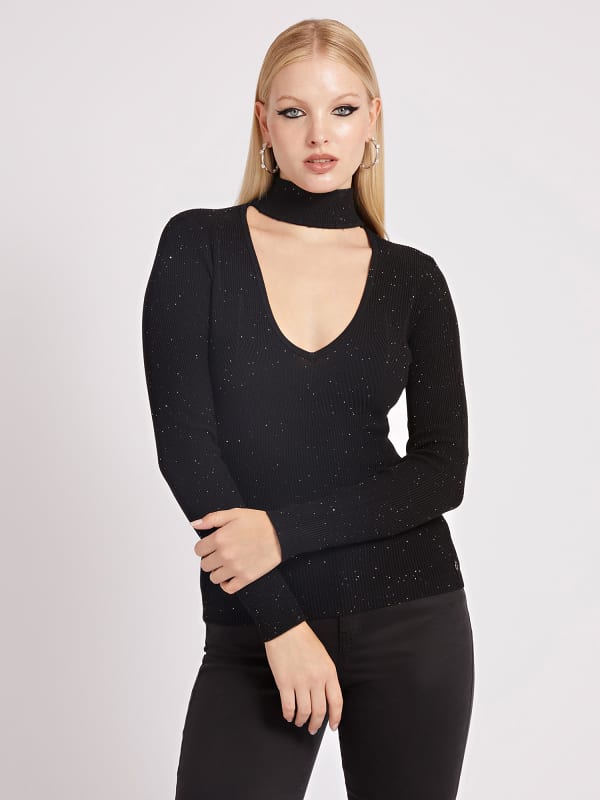 

Джемпер С Микропайетками