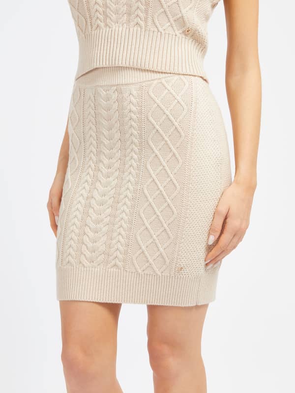 Jupe Maille Torsades