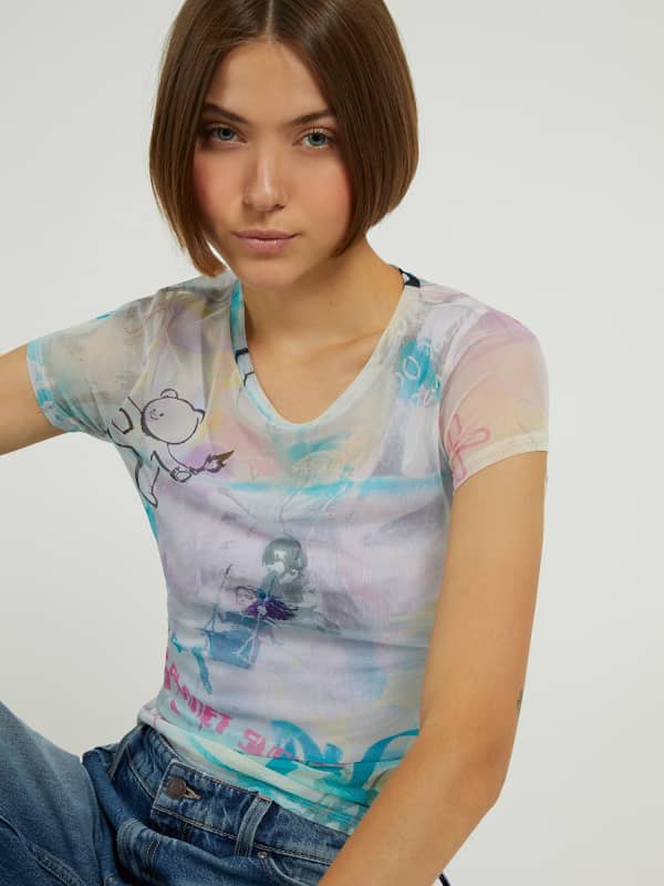 T-Shirt Graffiti Print