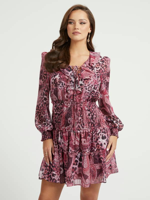 Sukienka Z Printem Paisley