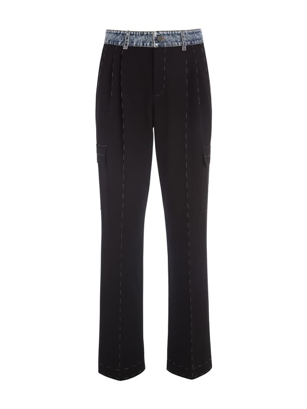 High Waist Straight Leg Hose