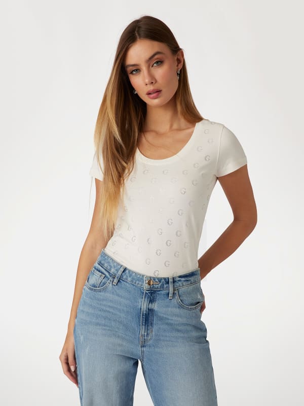 T-Shirt G-Logo Strass
