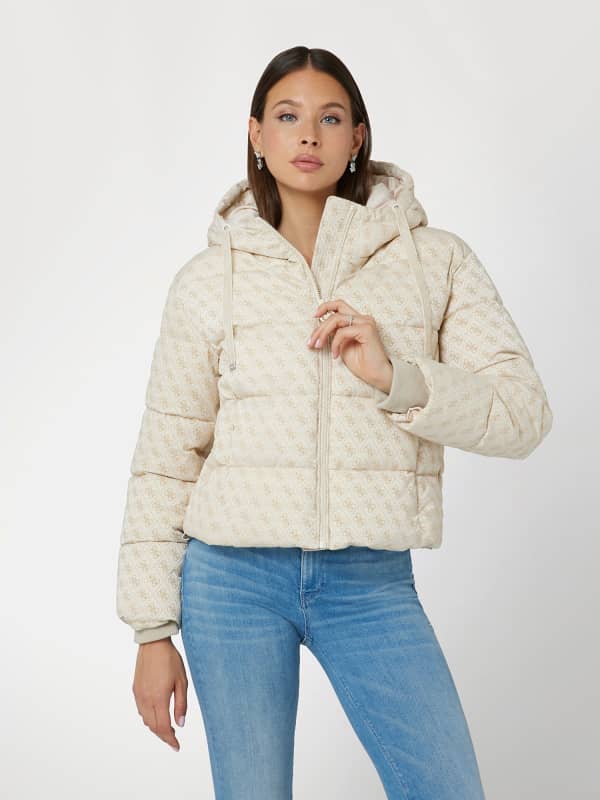 Steppjacke Mit 4G-Logo