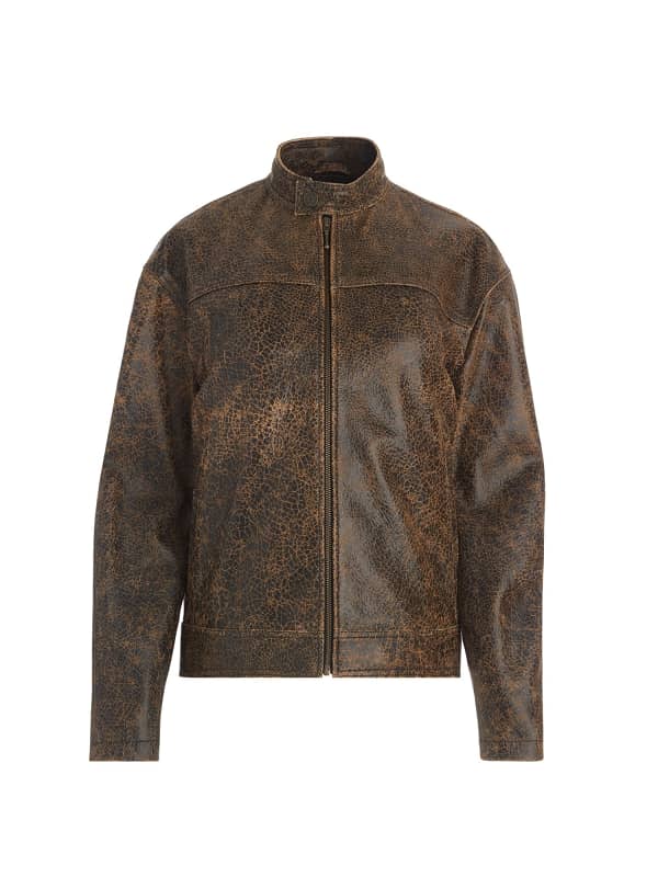 Giacca Biker Vera Pelle