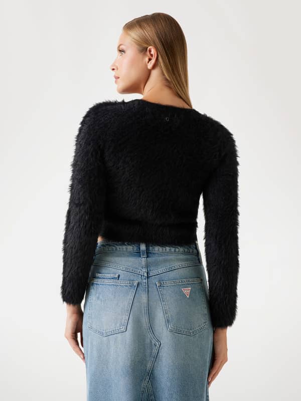  Guess Cardigan Mit Reißverschluss Vorn 