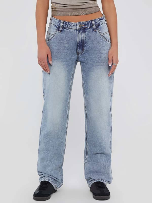 High Waist Relaxed Jeans