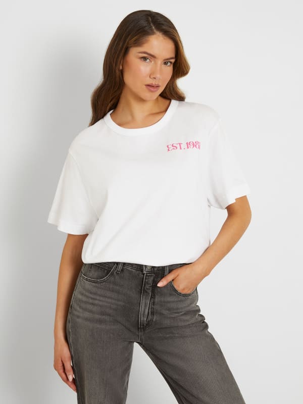 T-Shirt Imprimé Dans Le Dos