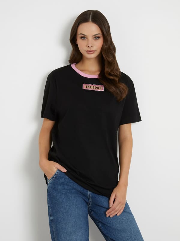 T-Shirt Logo Strass