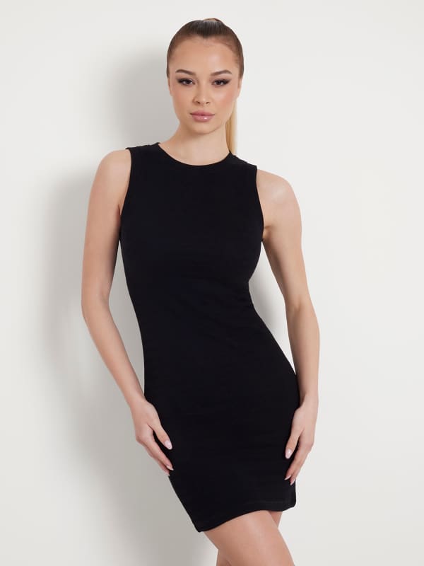 Mini Robe Rayée Bodycon