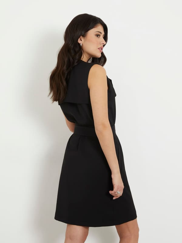  Guess Kurzes Wickelkleid Mit Gürtel 
