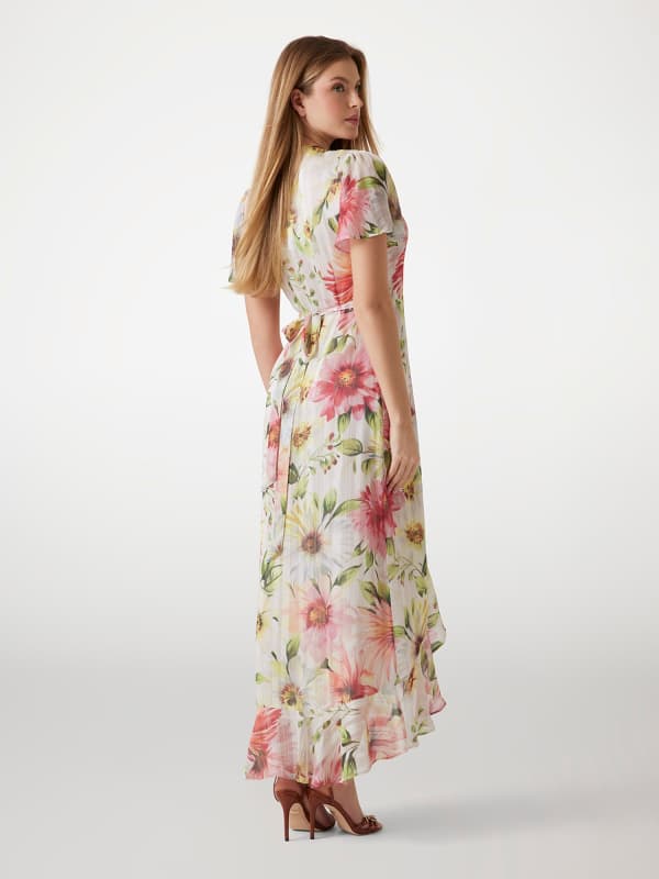  Guess Langes Kleid Blumenprint 