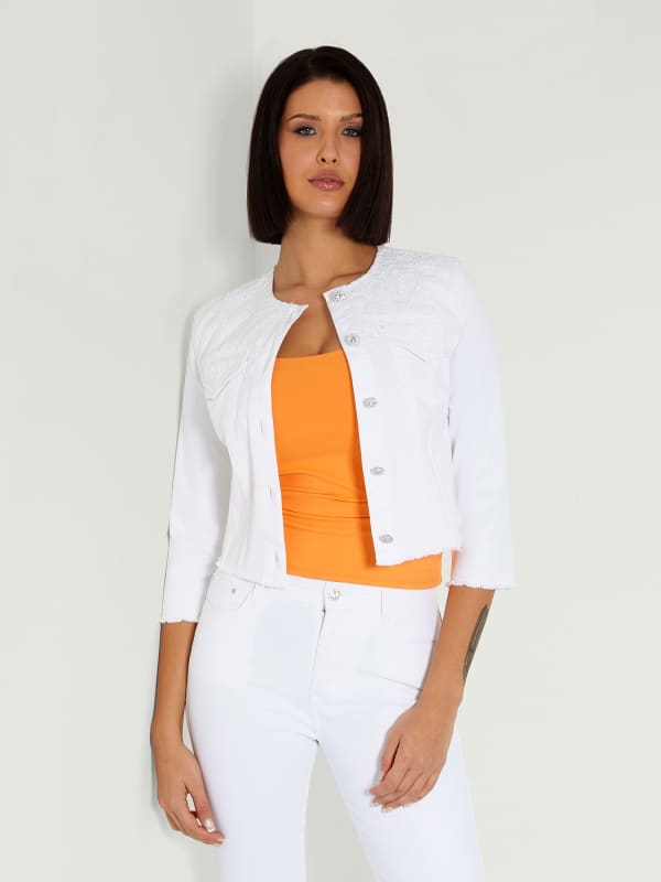 Veste En Jean Brodé