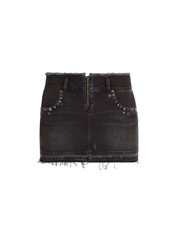 Guess Studs Denim Mini Skirt