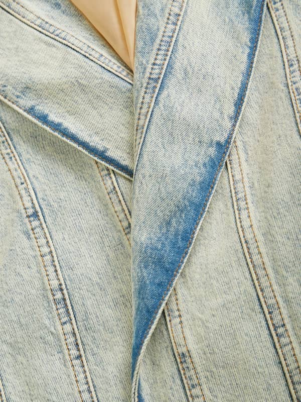  Guess Jeansmantel Kontrastnähte 