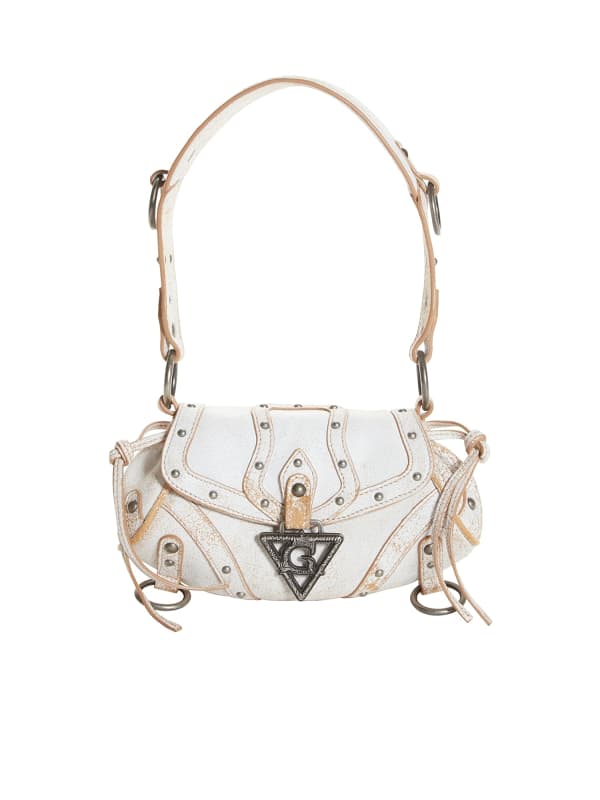 Mini-Schultertasche Echtleder