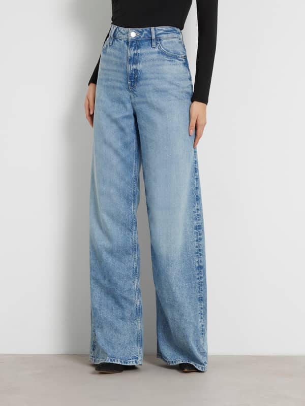 Guess Bellflower Wide Leg Denim Pant