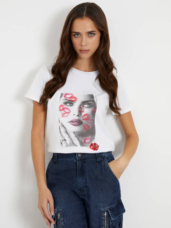 T-Shirt Imprimé Frontal