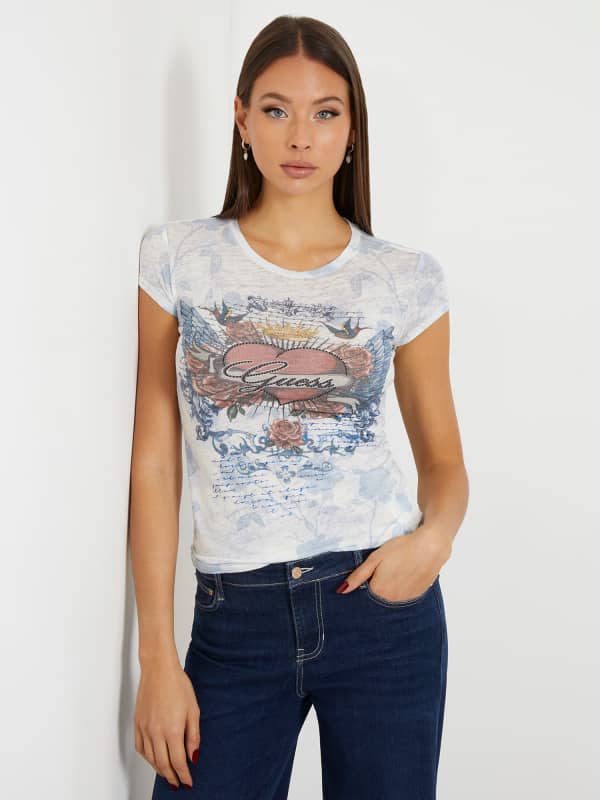 T-Shirt Imprimé All-Over