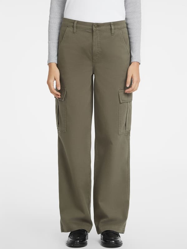 Damskie Spodnie Fason Cargo Model Chino
