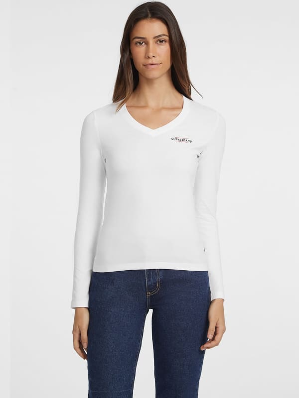 Slim Mini American Tradition Langarm-T-Shirt