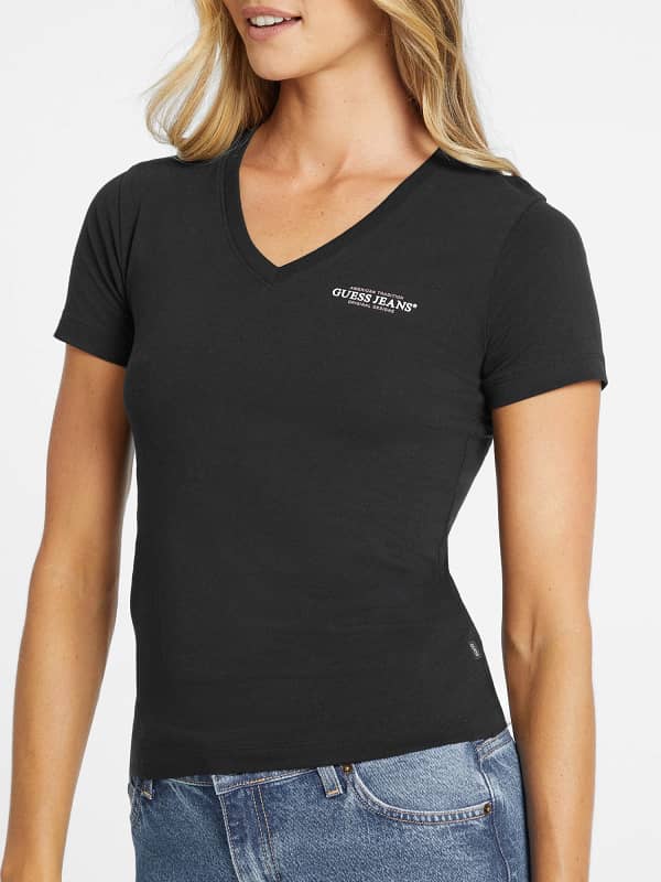 Mini American Tradition T-Shirt V-Ausschnitt