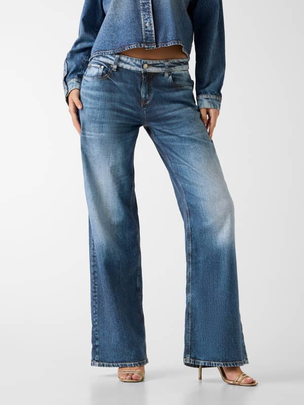 vaqueros baggy con pernera holgada