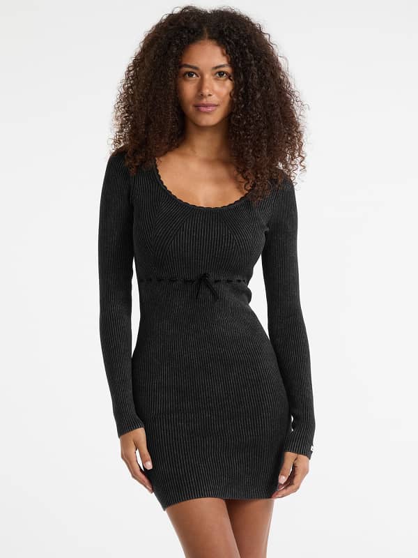 Rippstrickkleid