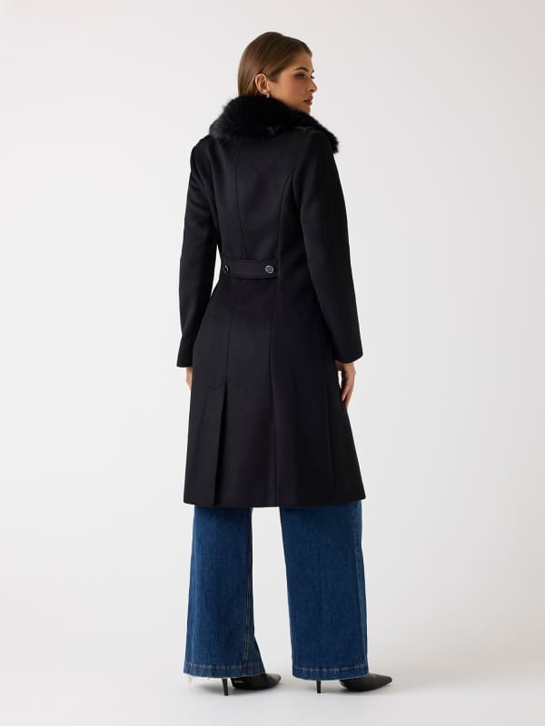  Guess Langer Wollmix-mantel 