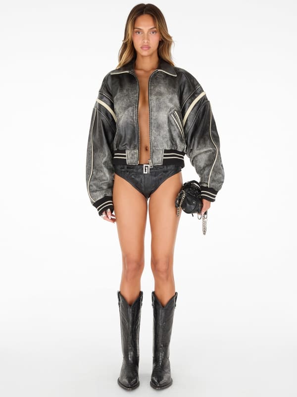  Guess Camperos-stiefel Echtleder 