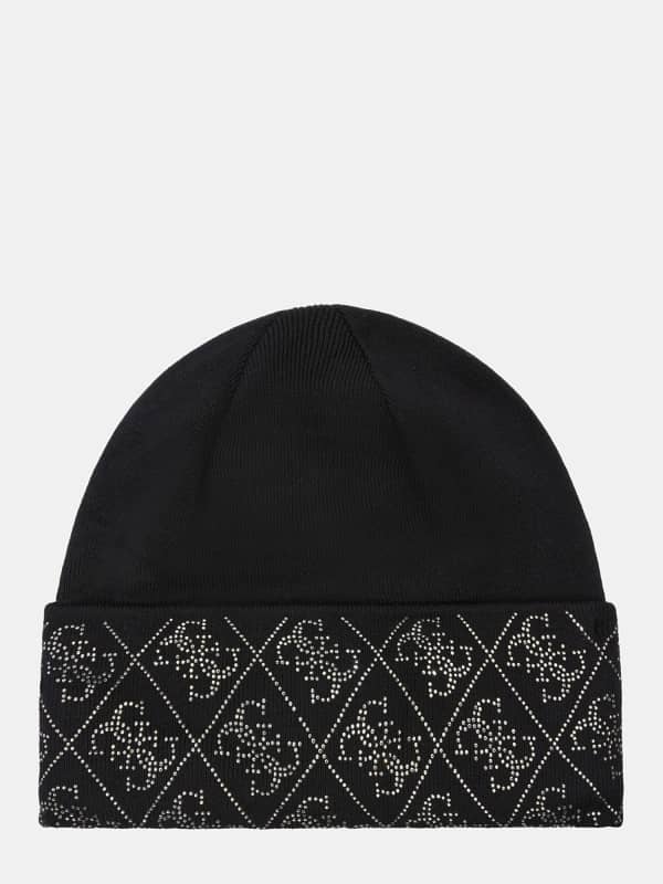  Guess Beanie Strass-logo 