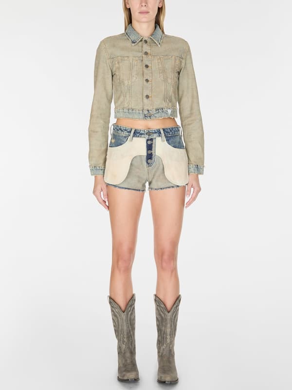  Guess Jeansshorts Mit überlagerung 