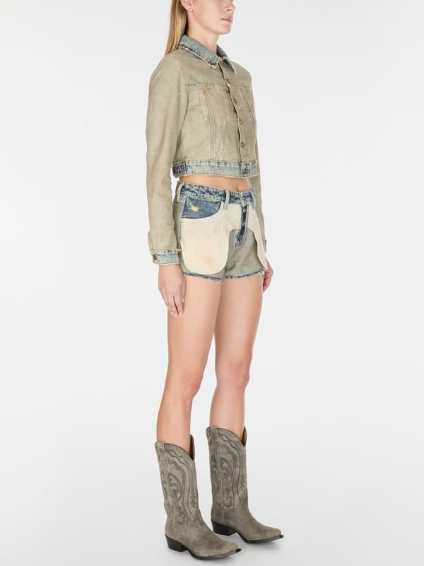  Guess Jeansshorts Mit überlagerung 