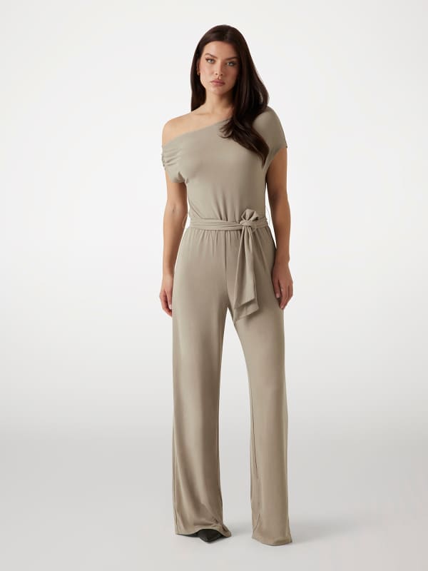  Guess One-shoulder-jumpsuit Stretch 