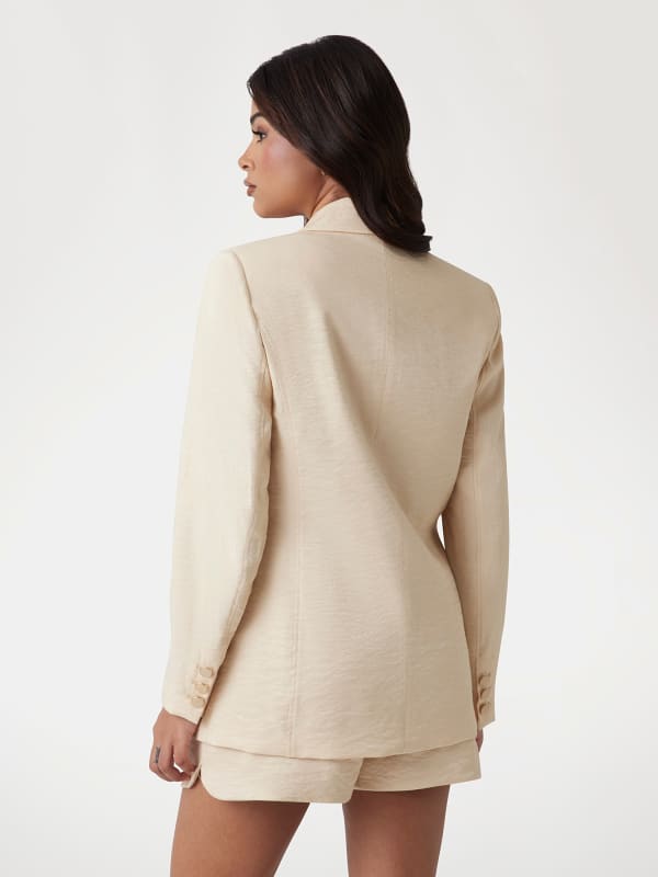  Guess Zweireihiger Twillblazer 