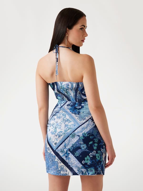  Guess Kurzes Kleid Foulard-print 