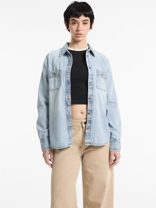 Jeansbluse