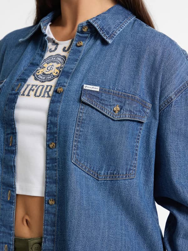  Guess Jeansbluse Oversized 