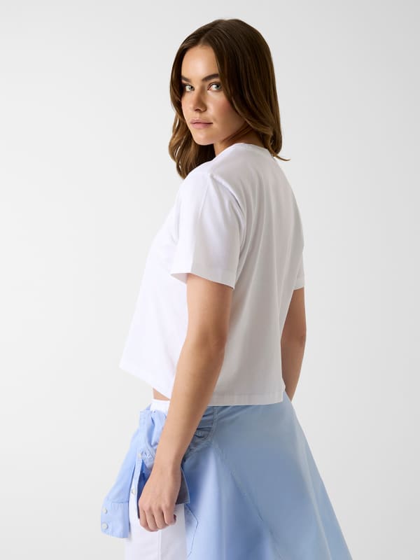  Guess T-shirt Logo Rundhalsausschnitt 