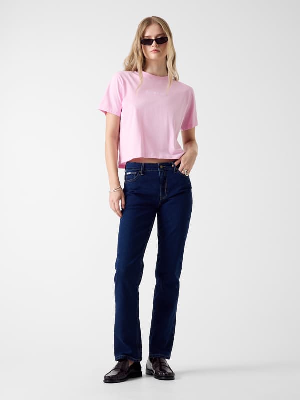  Guess T-shirt Logo Rundhalsausschnitt 