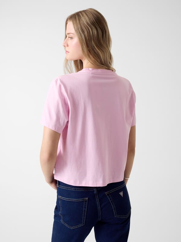  Guess T-shirt Logo Rundhalsausschnitt 