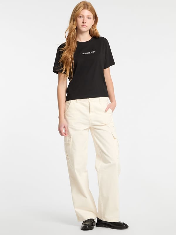  Guess T-shirt Logo Rundhalsausschnitt 